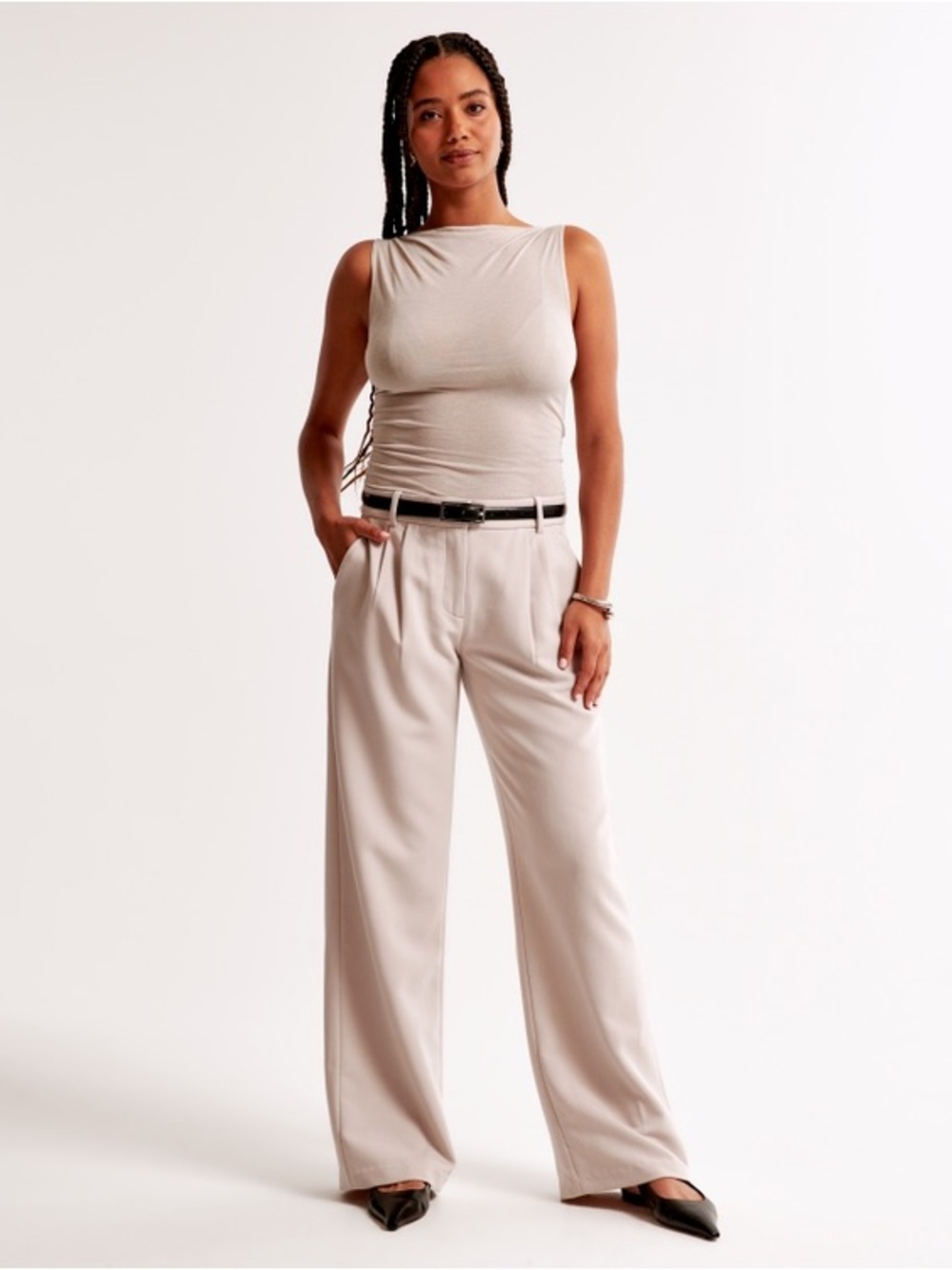A&F Sloane Tailored Pant Sz 14 Long